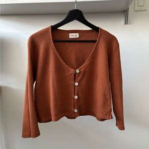 Harly Jae James Waffle Blouse Size Small/Medium